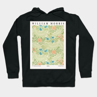 William Morris Exhibition Larkspur Pattern Textile Design Hoodie